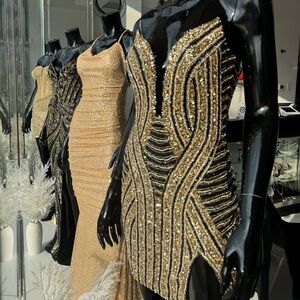 Portia and Scarlett Silver Mini Dress